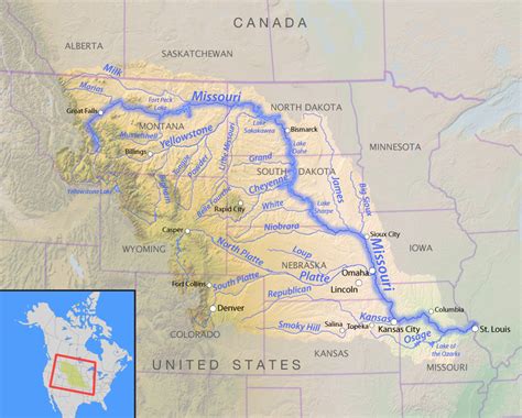 state divided by the missouri river abbreviation